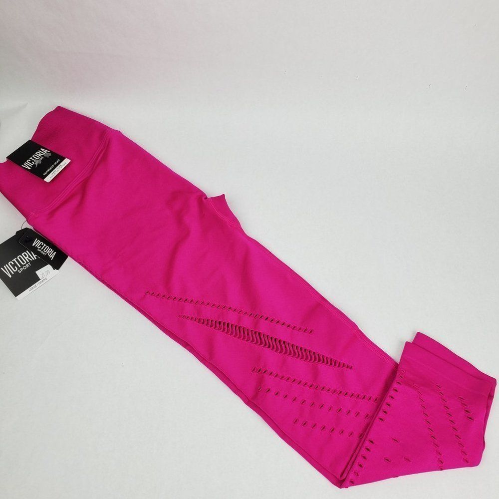 Victoria's Secret Pink Seamless Laser Cut Stretch Leggings NWT - Picture 6 of 8